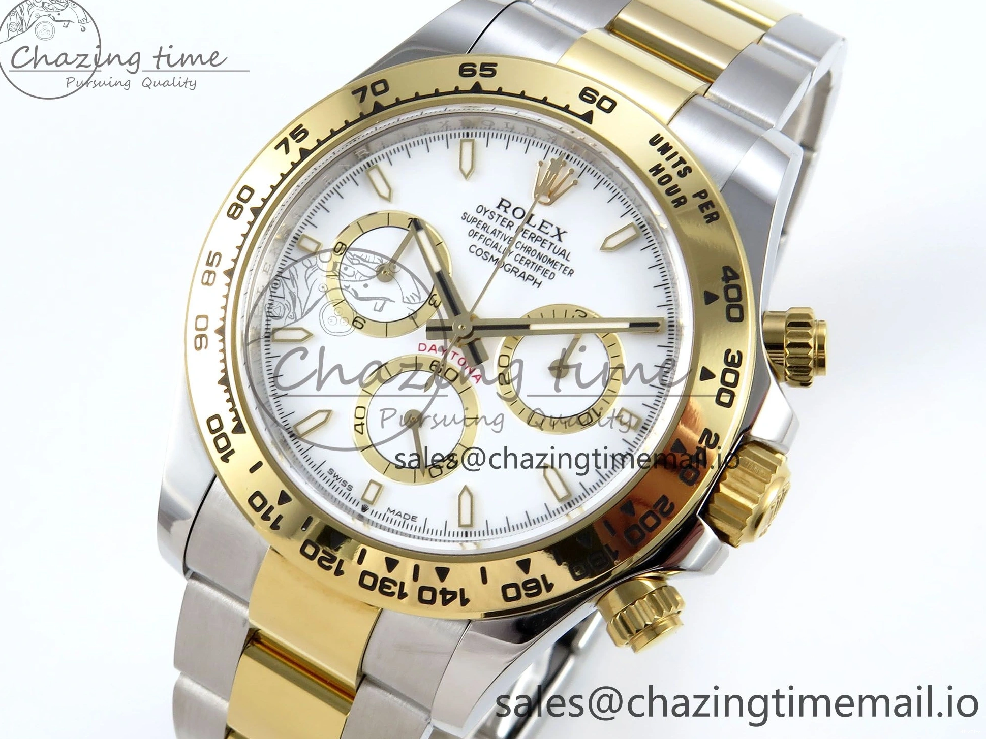 MiroTime 0228 Daytona 126503 APSF 1:1 Best Edition White Dial on SS YG Braclet SH ZeroBulk 733